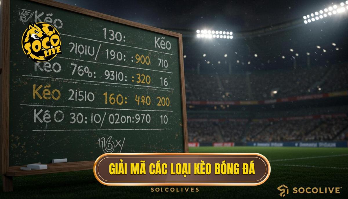 Phần 1_ Giải Mã Các Loại Kèo Bóng Đá Phổ Biến Nhất