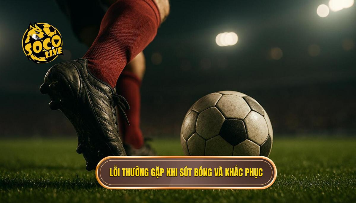Những lỗi thường gặp khi thực hiện Kỹ thuật sút bóng bằng má ngoài và cách khắc phục
