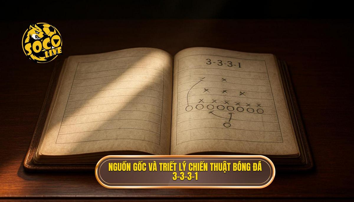 Sơ Lược về Nguồn Gốc và Triết Lý Chiến thuật bóng đá 3-3-3-1