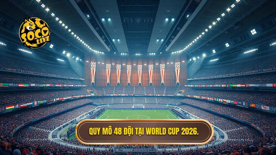 Quy mô 48 đội tại World Cup 2026.